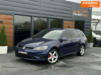 Volkswagen Golf, 2017, Дизель, 1.6 л., 221 тис. км, Універсал, Синій, Рівне 279609 фото