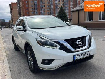 Nissan Murano, 2017 р., Газ пропан-бутан / Бензин, 110 тис. км, Позашляховик / Кросовер, Білий, Дніпро (Дніпропетровськ) AT-10418103 фото