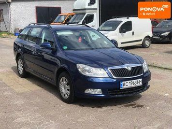Skoda Octavia, 2009 р., Бензин, 266 тис. км, Універсал, Синій, Ковель AT-10400912 фото