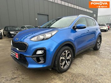 Kia Sportage, 2019, Бензин, 1.6 л., 43 тис. км, Позашляховик / Кросовер, Синій, Львів 279195 фото