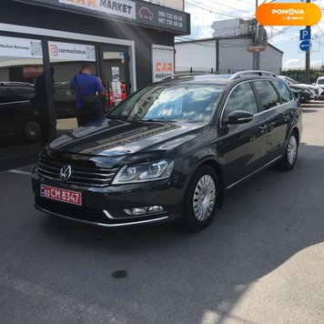 Volkswagen Passat B7, 2012, Бензин/Газ, 1.4 л., 237 тис. км, Універсал, Сірий, Житомир 112009 фото