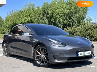 Tesla Model 3, 2018, Електро, 65 тис. км, Седан, Сірий, Київ 45273 фото