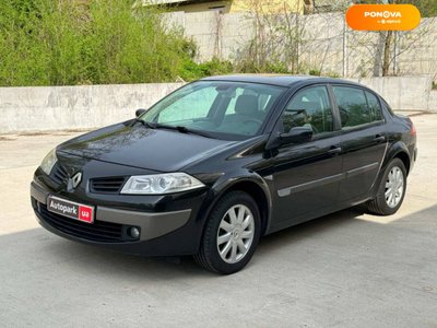 Renault Megane, 2006, Газ пропан-бутан / Бензин, 1.6 л., 196 тис. км, Седан, Чорний, Київ 36789 фото
