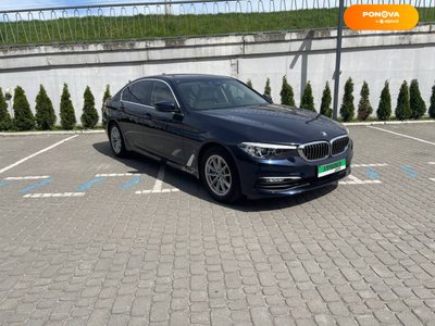 BMW 5 Series, 2019, Гібрид (PHEV), 2 л., 71 тис. км, Седан, Синій, Львів 44373 фото