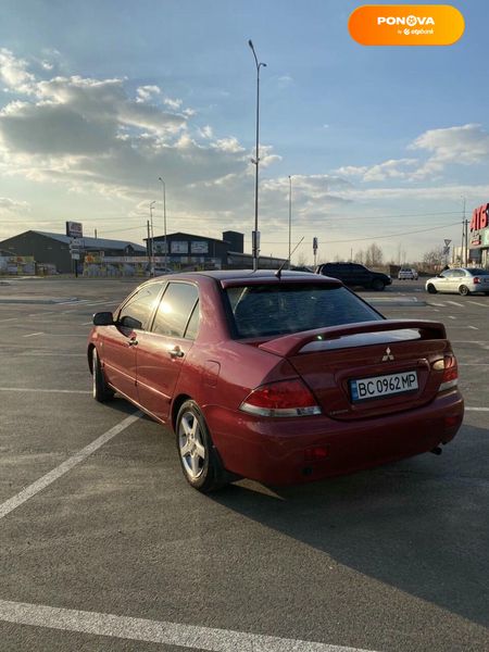 Mitsubishi Lancer, 2005, Бензин, 1.6 л., 261 тис. км, Седан, Червоний, Київ Cars-Pr-68461 фото