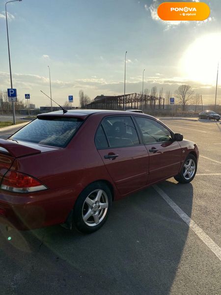 Mitsubishi Lancer, 2005, Бензин, 1.6 л., 261 тис. км, Седан, Червоний, Київ Cars-Pr-68461 фото