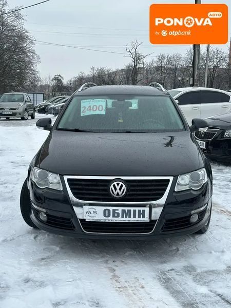 Volkswagen Passat, 2009 г., Бензин, 218 тыс. км, Универсал, Чорный, Кривой Рог AT-10410336 фото