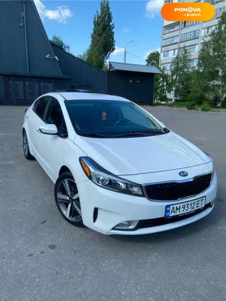 Kia Forte, 2016, Бензин, 2 л., 100 тис. км, Седан, Білий, Житомир Cars-Pr-67120 фото