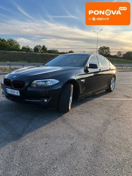 BMW 5 Series, 2011 г., Бензин, 242 тыс. км, Седан, Чорный, Полтава AT-10396332 фото