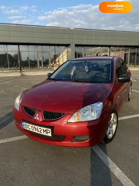 Mitsubishi Lancer, 2005, Бензин, 1.6 л., 261 тис. км, Седан, Червоний, Київ Cars-Pr-68461 фото