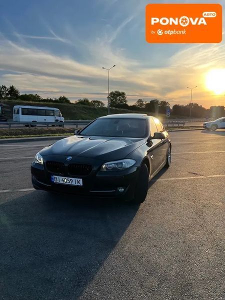 BMW 5 Series, 2011 г., Бензин, 242 тыс. км, Седан, Чорный, Полтава AT-10396332 фото