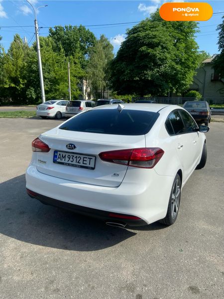 Kia Forte, 2016, Бензин, 2 л., 100 тис. км, Седан, Білий, Житомир Cars-Pr-67120 фото