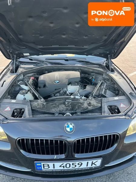 BMW 5 Series, 2011 г., Бензин, 242 тыс. км, Седан, Чорный, Полтава AT-10396332 фото