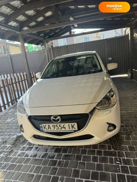 Mazda 2, 2015, Бензин, 1.5 л., 115 тис. км, Хетчбек, Білий, Київ Cars-Pr-54953 фото