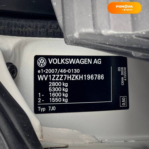 Volkswagen Transporter, 2019, Дизель, 2 л., 208 тыс. км, Вантажний фургон, Белый, Киев 38234 фото