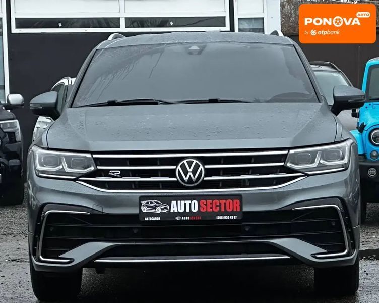 Volkswagen Tiguan, 2021 р., Бензин, 80 тис. км, Позашляховик / Кросовер, Синій, Харків AT-10405682 фото