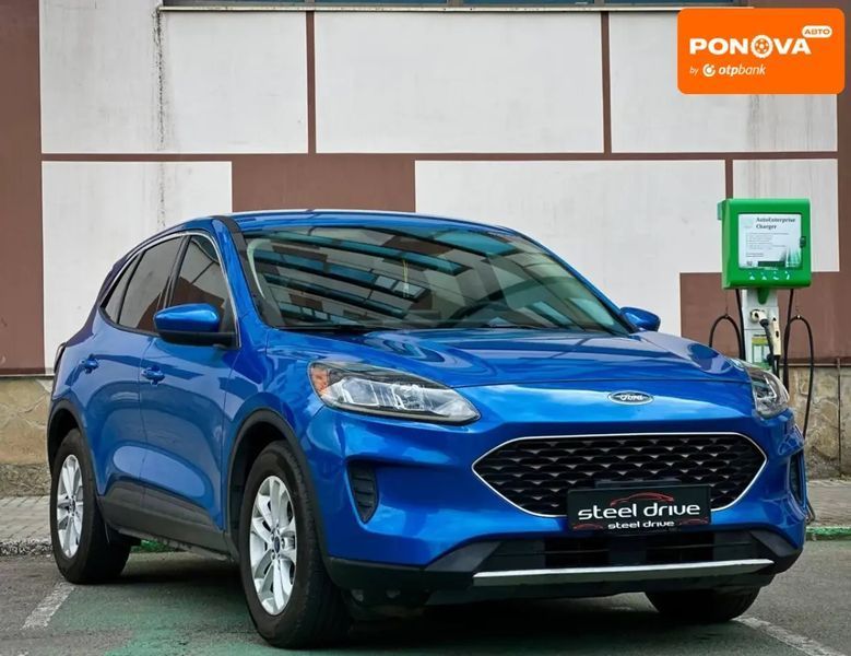 Ford Escape, 2019 р., Бензин, 113 тис. км, Позашляховик / Кросовер, Синій, Миколаїв AT-10417336 фото