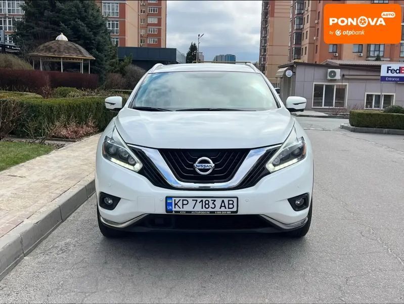 Nissan Murano, 2017 р., Газ пропан-бутан / Бензин, 110 тис. км, Позашляховик / Кросовер, Білий, Дніпро (Дніпропетровськ) AT-10418103 фото