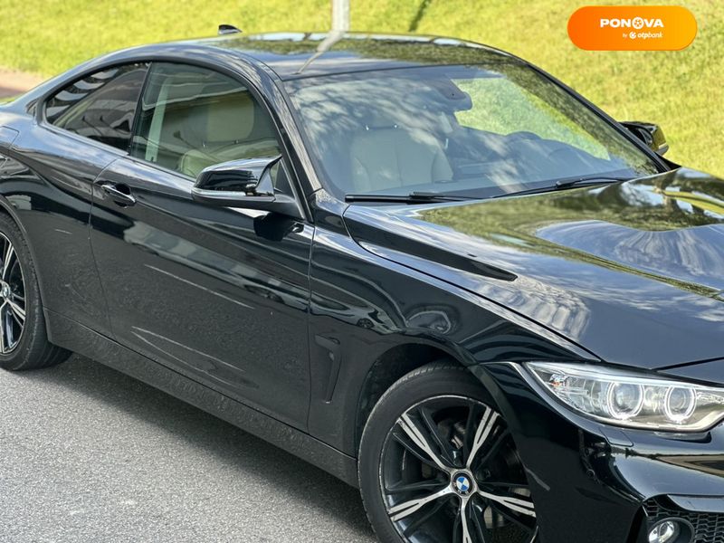 BMW 4 Series, 2014, Бензин, 2 л., 96 тис. км, Купе, Чорний, Київ 102160 фото