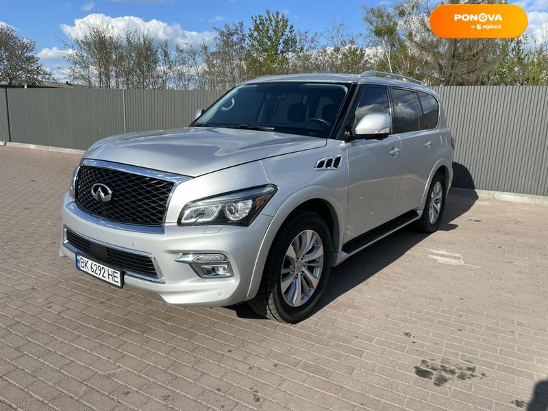 Infiniti QX80, 2017, Бензин, 5.55 л., 94 тис. км, Позашляховик / Кросовер, Сірий, Рівне Cars-Pr-66141 фото