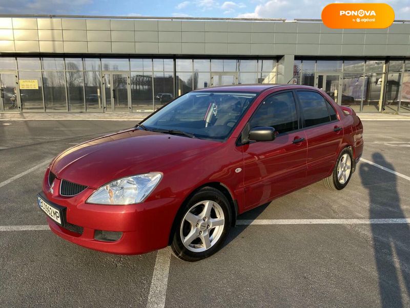 Mitsubishi Lancer, 2005, Бензин, 1.6 л., 261 тис. км, Седан, Червоний, Київ Cars-Pr-68461 фото