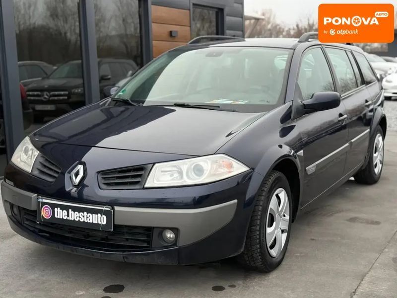 Renault Megane, 2006 г., Газ пропан-бутан / Бензин, 300 тыс. км, Универсал, Синий, Ровно AT-10406571 фото