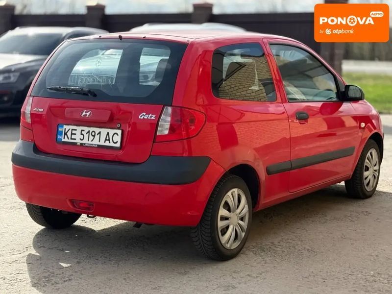 Hyundai Getz, 2007 р., Бензин, 123 тис. км, Хетчбек, Червоний, Дніпро (Дніпропетровськ) AT-10414417 фото