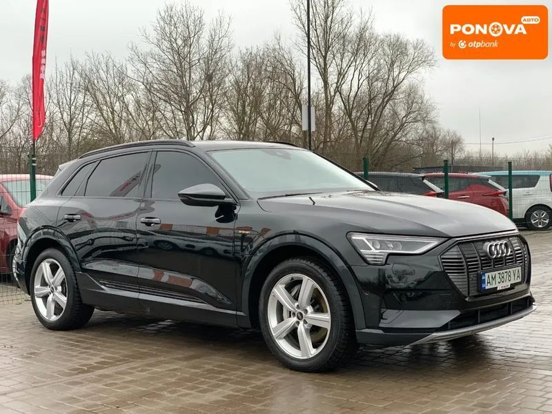 Audi e-tron, 2022 г., Електро, 64 тыс. км, Внедорожник / Кроссовер, Чорный, Бердичев AT-10405609 фото