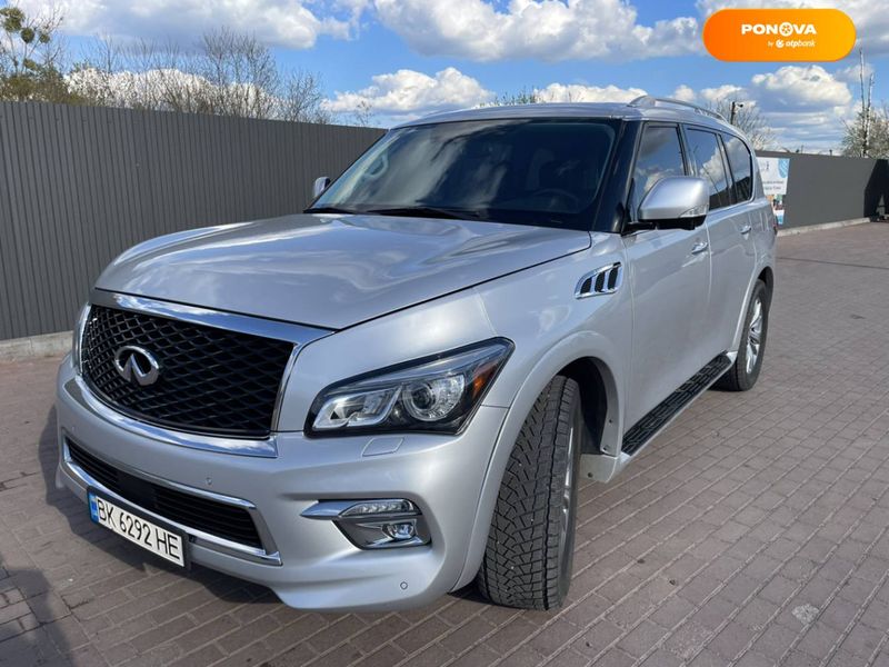 Infiniti QX80, 2017, Бензин, 5.55 л., 94 тыс. км, Внедорожник / Кроссовер, Серый, Ровно Cars-Pr-66141 фото