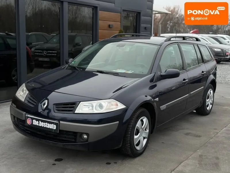 Renault Megane, 2006 г., Газ пропан-бутан / Бензин, 300 тыс. км, Универсал, Синий, Ровно AT-10406571 фото