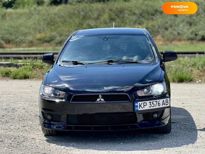 Mitsubishi Lancer, 2007, Бензин, 2 л., 200 тыс. км, Седан, Чорный, Запорожье Cars-Pr-65230 фото