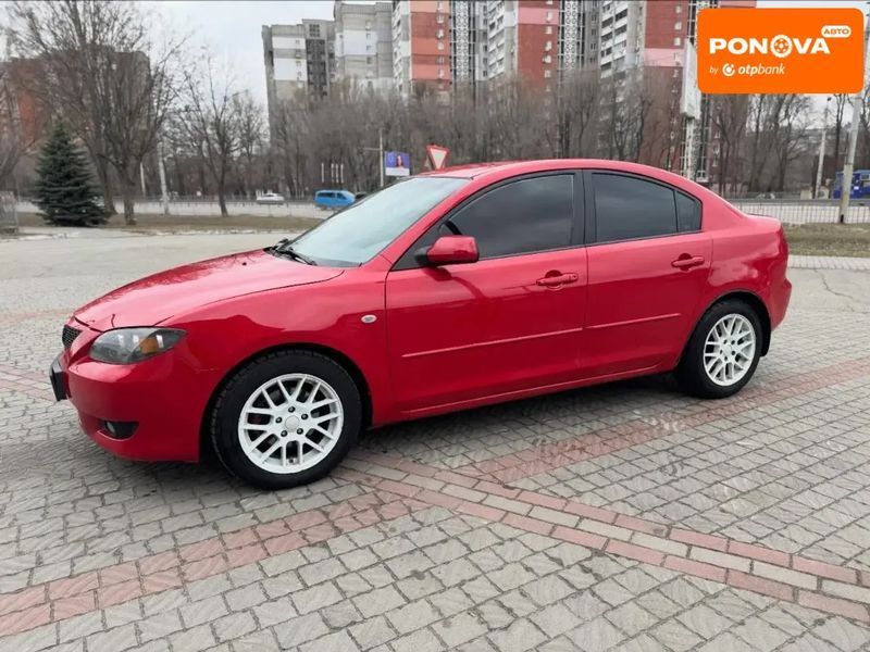 Mazda 3, 2006 г., Бензин, 177 тыс. км, Седан, Красный, Днепр (Днепропетровск) AT-10412639 фото