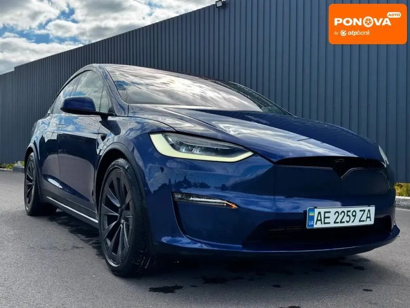 Tesla Model X, 2022 г., Електро, 8 тыс. км, Внедорожник / Кроссовер, Синий, Полтава AT-10403280 фото
