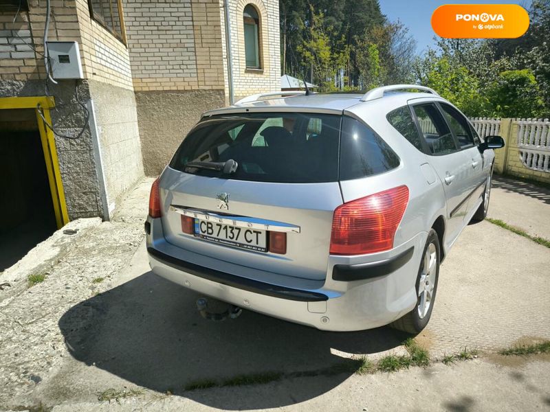 Peugeot 407, 2007, Газ пропан-бутан / Бензин, 1.8 л., 382 тыс. км, Универсал, Серый, Сумы Cars-Pr-55337 фото