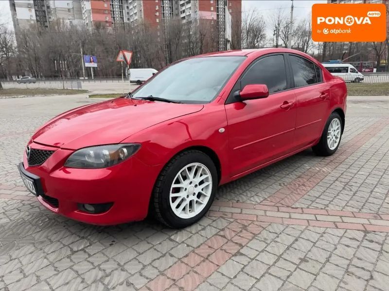 Mazda 3, 2006 г., Бензин, 177 тыс. км, Седан, Красный, Днепр (Днепропетровск) AT-10412639 фото