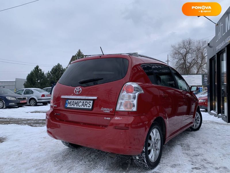 Toyota Corolla Verso, 2008, Дизель, 2.2 л., 195 тыс. км, Минивен, Красный, Харьков 11043 фото