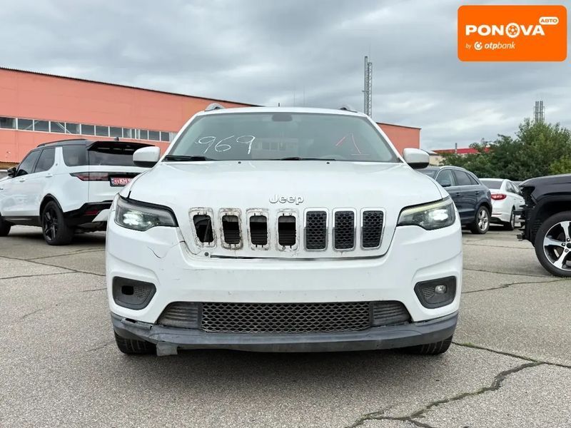 Jeep Cherokee, 2018 р., Бензин, 196 тис. км, Позашляховик / Кросовер, Білий, Київ AT-10402906 фото