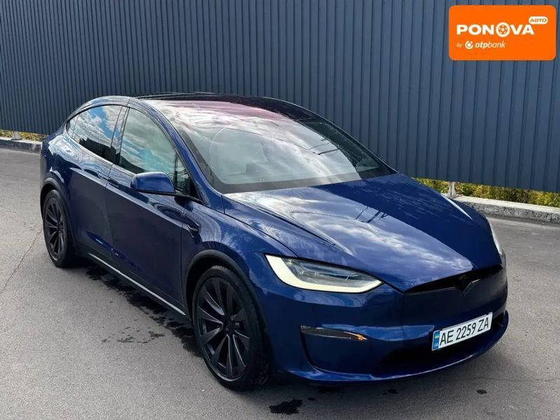 Tesla Model X, 2022 г., Електро, 8 тыс. км, Внедорожник / Кроссовер, Синий, Полтава AT-10403280 фото