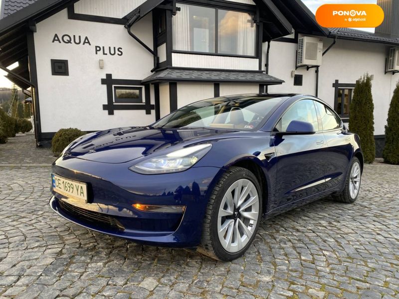 Tesla Model 3, 2023, Електро, 9 тыс. км, Седан, Синий, Черновцы Cars-Pr-68579 фото