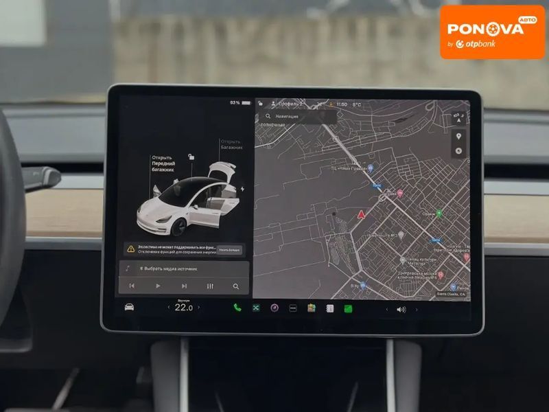 Tesla Model 3, 2020 р., Електро, 105 тис. км, Седан, Білий, Дніпро (Дніпропетровськ) AT-10406277 фото