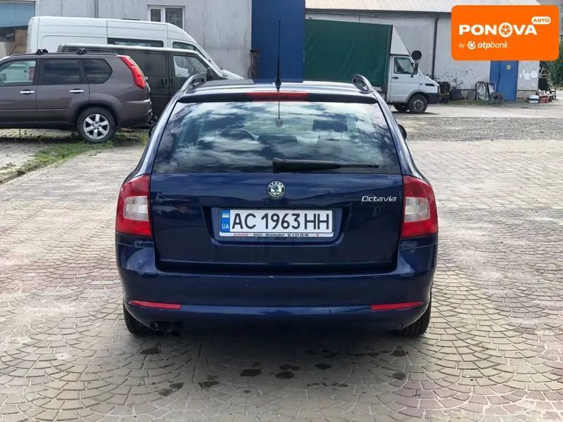 Skoda Octavia, 2009 р., Бензин, 266 тис. км, Універсал, Синій, Ковель AT-10400912 фото
