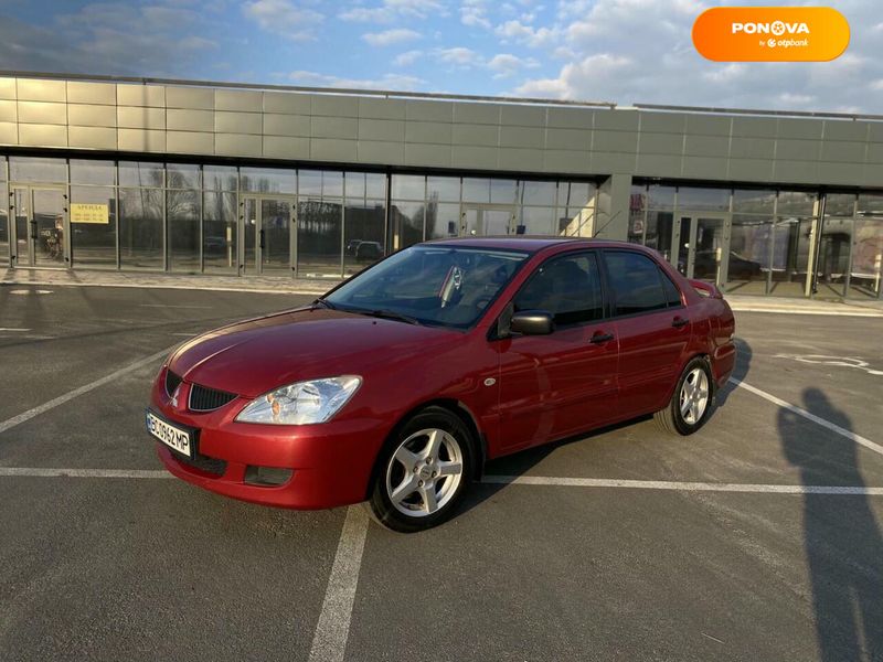 Mitsubishi Lancer, 2005, Бензин, 1.6 л., 261 тис. км, Седан, Червоний, Київ Cars-Pr-68461 фото