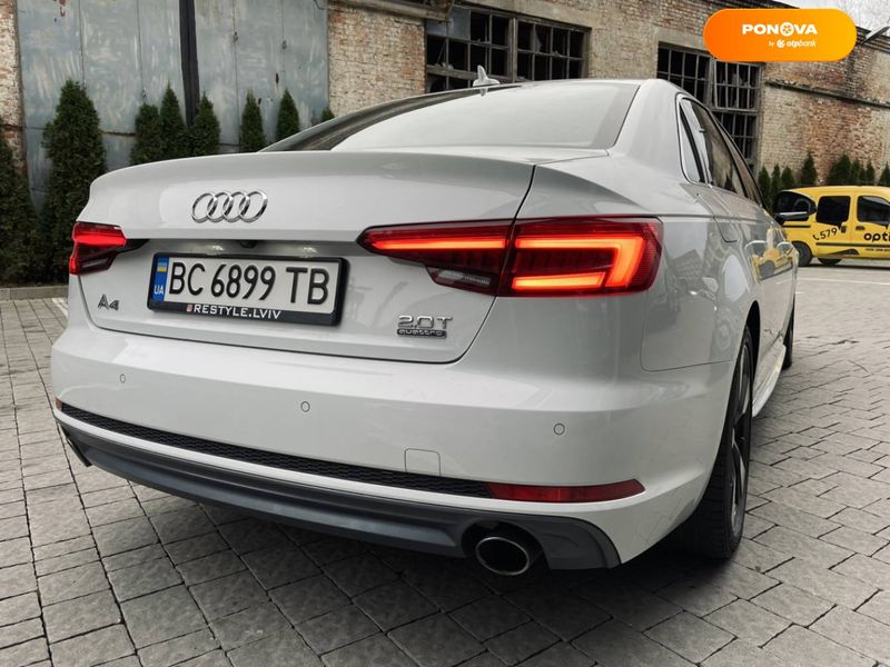 Audi A4, 2016, Бензин, 2 л., 61 тис. км, Седан, Білий, Львів Cars-Pr-66310 фото