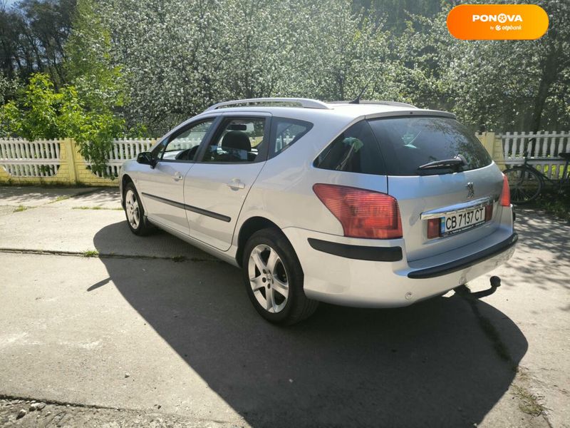 Peugeot 407, 2007, Газ пропан-бутан / Бензин, 1.8 л., 382 тыс. км, Универсал, Серый, Сумы Cars-Pr-55337 фото