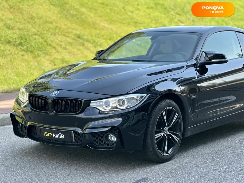 BMW 4 Series, 2014, Бензин, 2 л., 96 тыс. км, Купе, Чорный, Киев 102160 фото