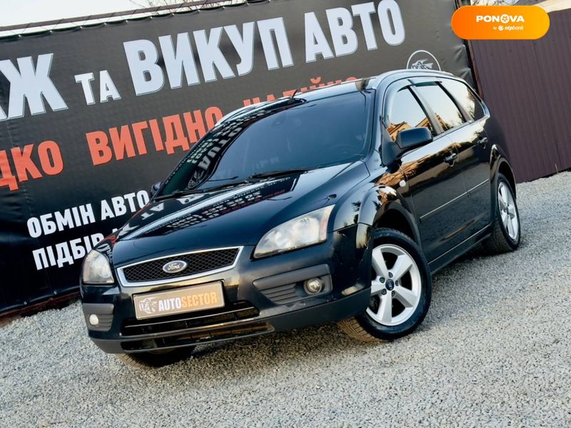 Ford Focus, 2007, Бензин, 1.6 л., 202 тис. км, Універсал, Чорний, Харків 26019 фото