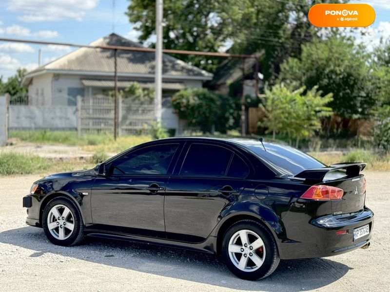 Mitsubishi Lancer, 2007, Бензин, 2 л., 200 тыс. км, Седан, Чорный, Запорожье Cars-Pr-65230 фото