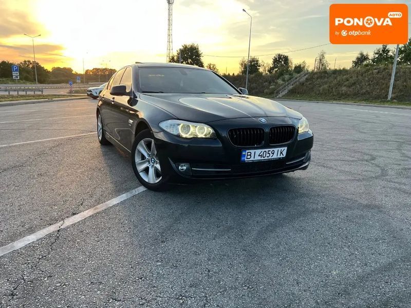 BMW 5 Series, 2011 г., Бензин, 242 тыс. км, Седан, Чорный, Полтава AT-10396332 фото