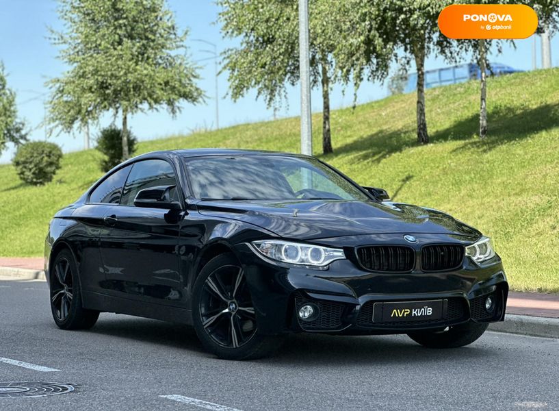 BMW 4 Series, 2014, Бензин, 2 л., 96 тис. км, Купе, Чорний, Київ 102160 фото