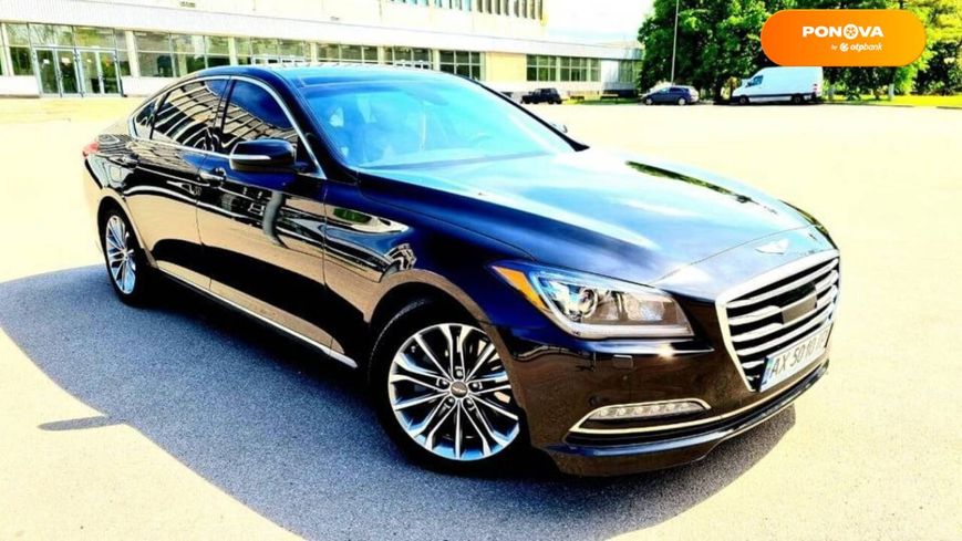 Hyundai Genesis, 2015, Бензин, 3.78 л., 96 тыс. км, Седан, Чорный, Киев 23141 фото